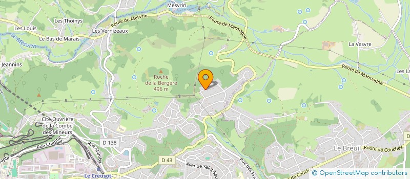 localisation de l'entreprise 805 164 530   LE CREUSOT