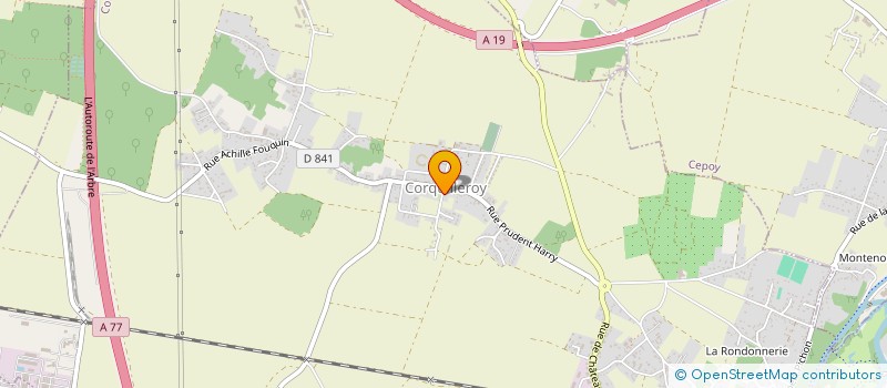 localisation de l'entreprise 805 166 923   CORQUILLEROY
