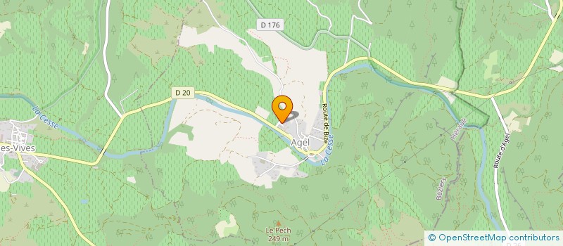 localisation de l'entreprise 805 173 275   AGEL