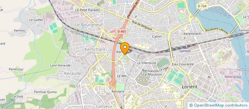 localisation de l'entreprise 805 181 138   LORIENT