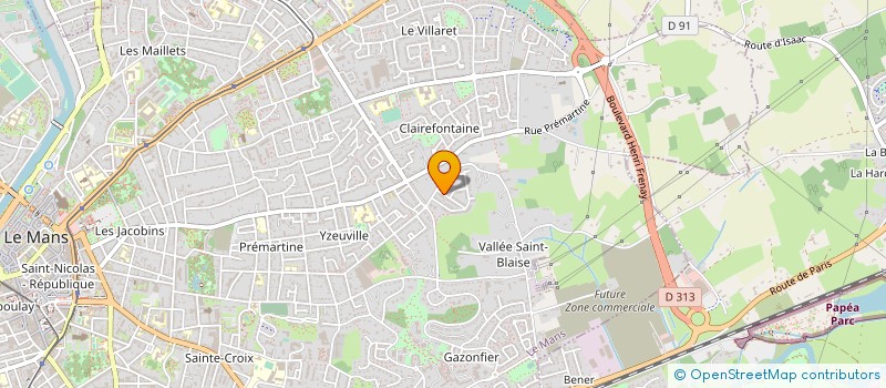 localisation de l'entreprise 805 191 020   LE MANS