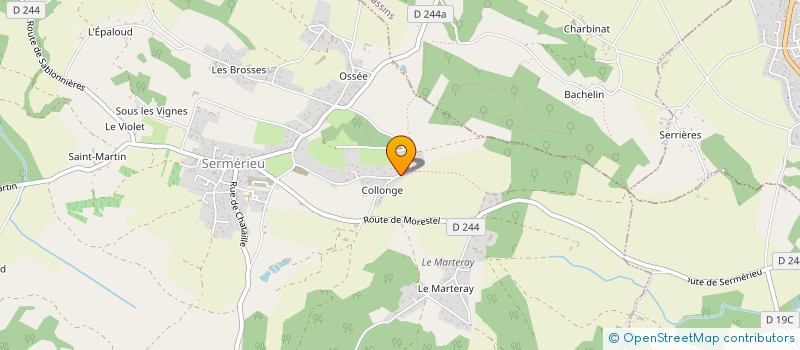 localisation de l'entreprise 805 203 973   SERMERIEU