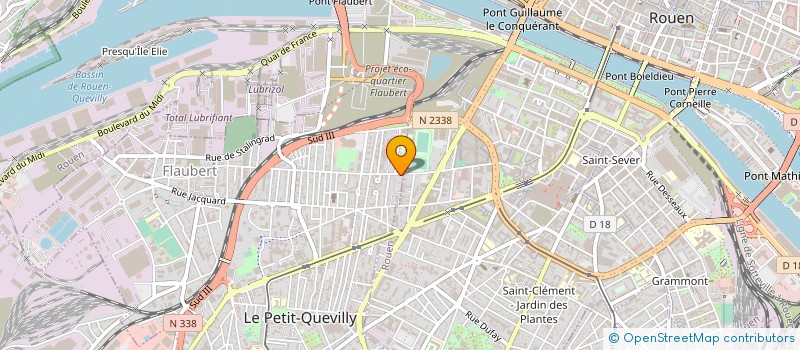 localisation de l'entreprise 805 204 781   LE PETIT-QUEVILLY