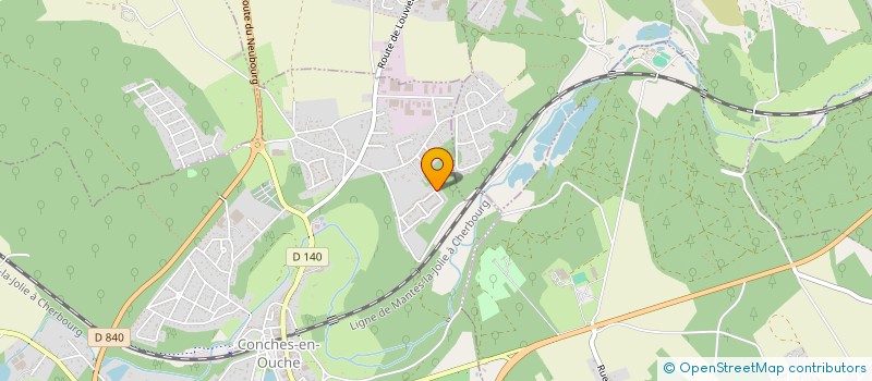 localisation de l'entreprise 805 221 645   CONCHES-EN-OUCHE