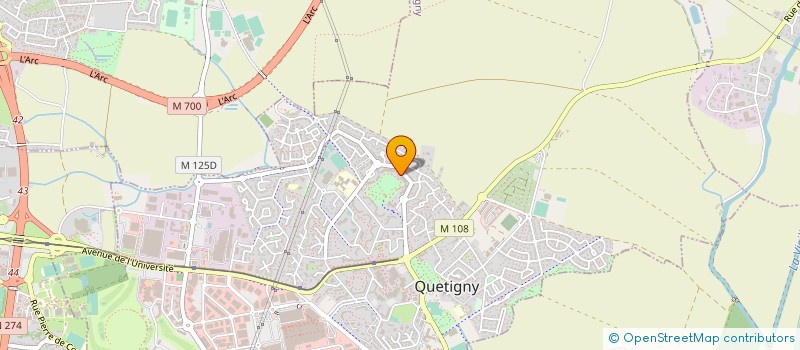 localisation de l'entreprise 805 259 165   QUETIGNY