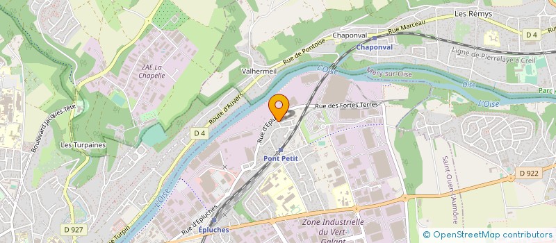 localisation de l'entreprise 805 272 986   ARGENTEUIL