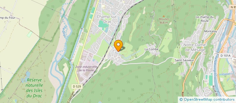 localisation de l'entreprise 805 288 214   CHAMP-SUR-DRAC