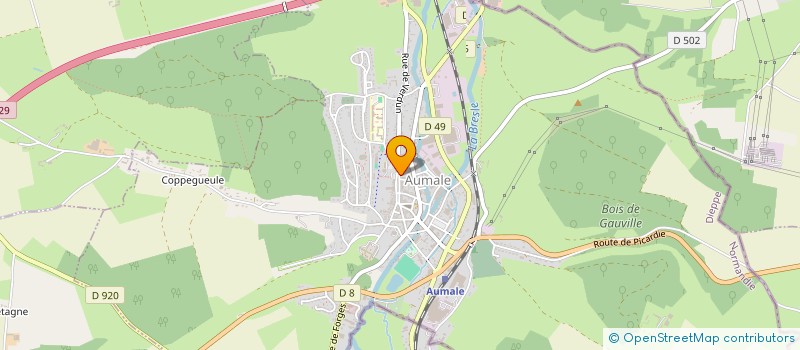 localisation de l'entreprise 805 294 949   LE CAULE-SAINTE-BEUVE