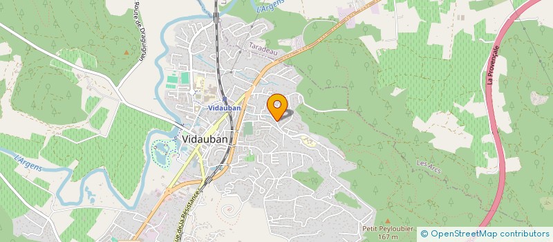 localisation de l'entreprise 805 296 142   VIDAUBAN