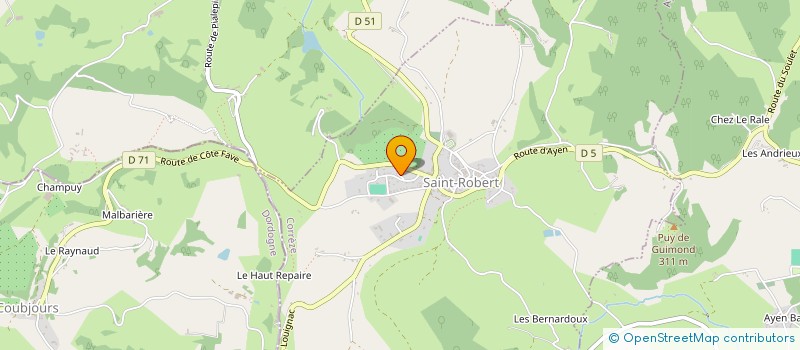 localisation de l'entreprise 805 300 183   SAINT-ROBERT