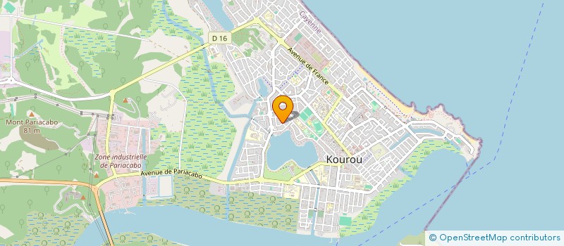 localisation de l'entreprise 805 309 036   KOUROU