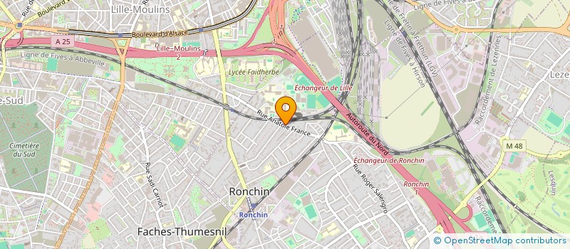 localisation de l'entreprise 805 316 577   RONCHIN