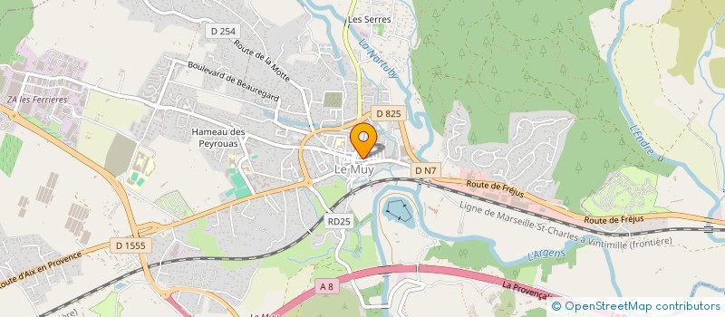 localisation de l'entreprise 805 331 220   LE MUY