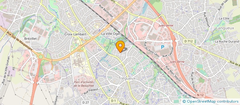 localisation de l'entreprise 805 354 651   TREGUEUX