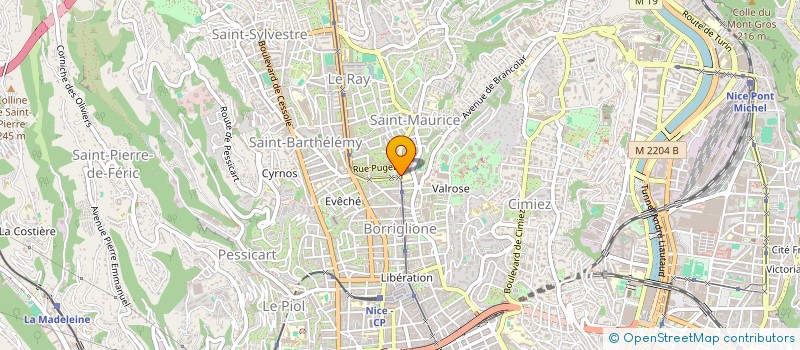 localisation de l'entreprise 807 404 272   NICE