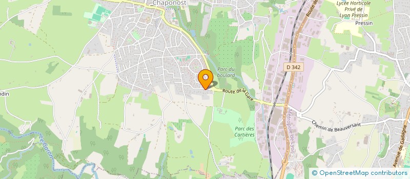 localisation de l'entreprise 807 415 872   CHAPONOST