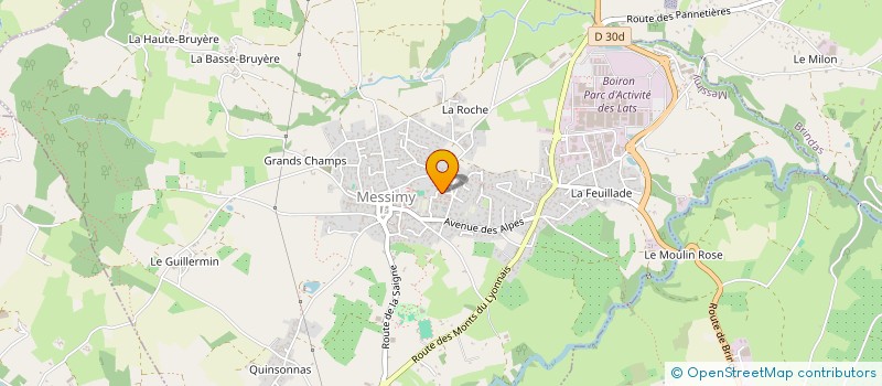 localisation de l'entreprise 807 430 186   MESSIMY