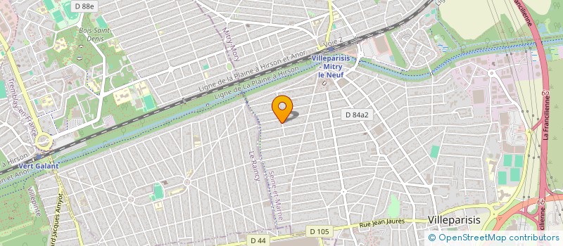 localisation de l'entreprise 807 438 106   VILLEPARISIS