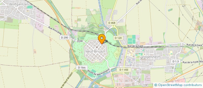 localisation de l'entreprise 807 442 868   NEUF-BRISACH