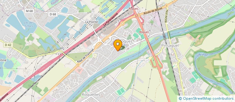 localisation de l'entreprise 807 476 742   ROQUES