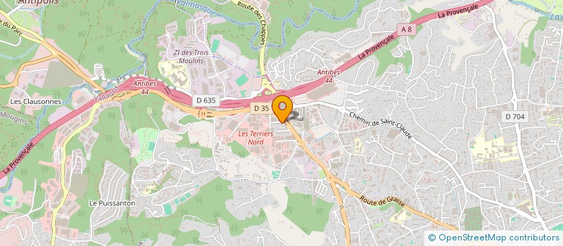 localisation de l'entreprise 807 479 662   ANTIBES