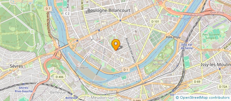 localisation de l'entreprise 807 493 671 à BOULOGNE-BILLANCOURT