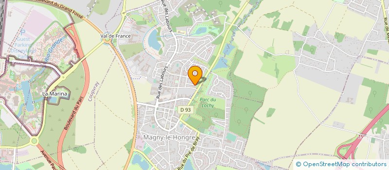 localisation de l'entreprise 807 496 401   MAGNY-LE-HONGRE