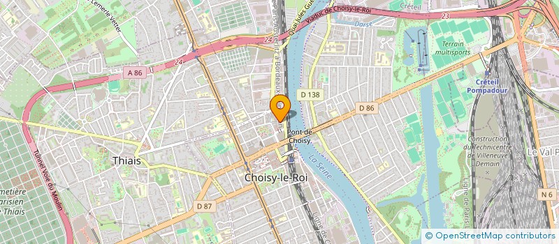 localisation de l'entreprise 807 497 417   CRETEIL
