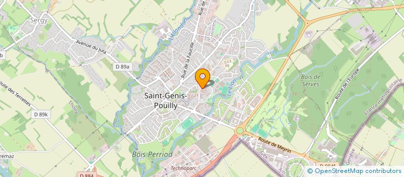 localisation de l'entreprise 807 534 516   SAINT-GENIS-POUILLY