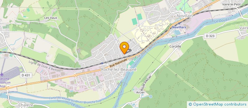 localisation de l'entreprise 807 581 905   BESANCON