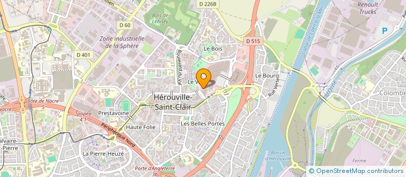 localisation de l'entreprise 807 587 480   BRETTEVILLE-SUR-ODON