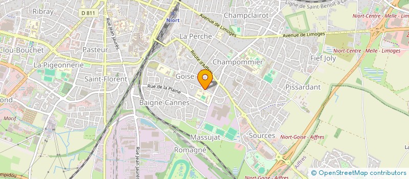 localisation de l'entreprise 807 621 016   BESSINES