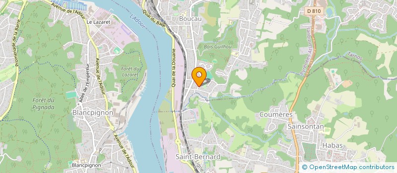 localisation de l'entreprise 807 636 444   BOUCAU