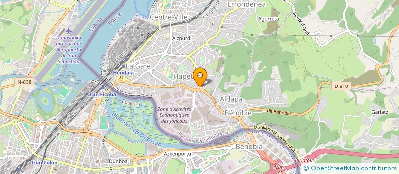 localisation de l'entreprise 807 638 853  à HENDAYE