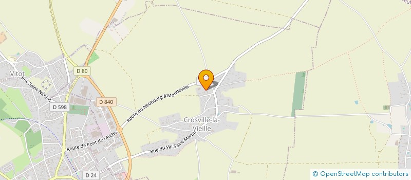 localisation de l'entreprise 807 675 939   CROSVILLE-LA-VIEILLE