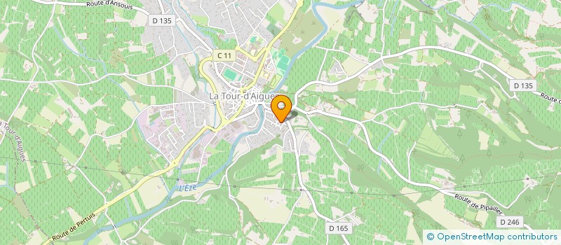 localisation de l'entreprise 807 689 575   LA TOUR-D'AIGUES