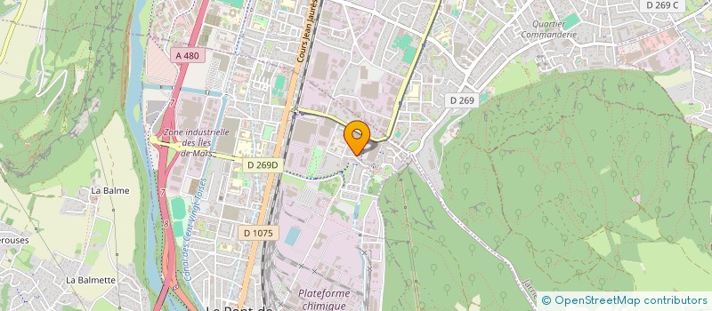 localisation de l'entreprise 807 701 107   SEYSSINET-PARISET