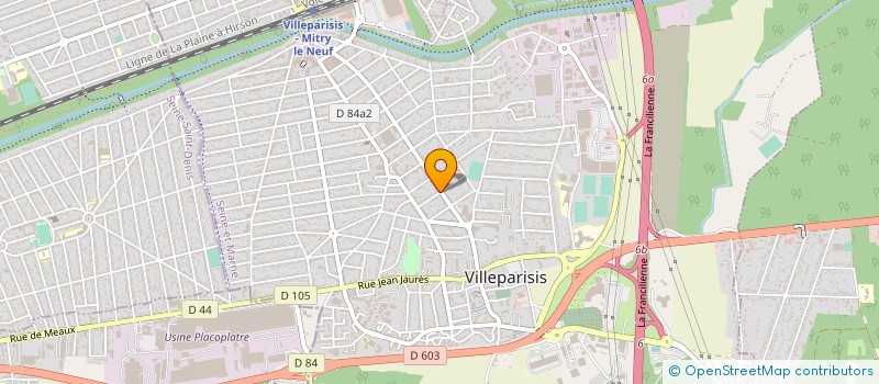 localisation de l'entreprise 807 702 287   VILLEPARISIS