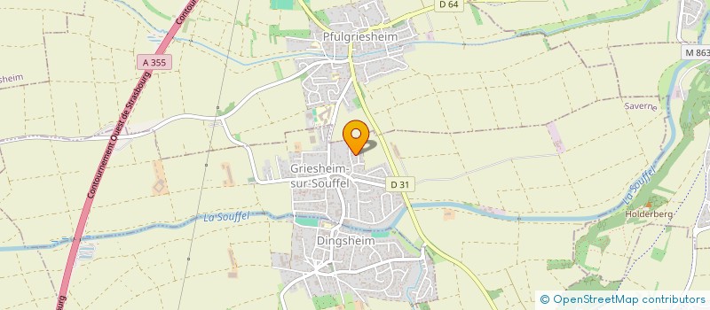 localisation de l'entreprise 807 722 368   WESTHOFFEN