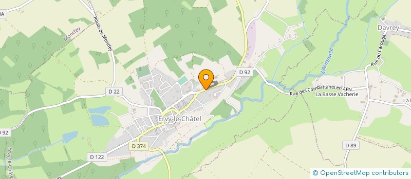 localisation de l'entreprise 807 724 307   ERVY-LE-CHATEL