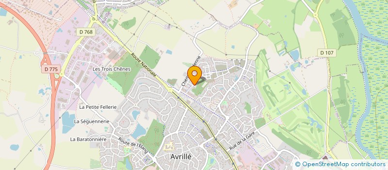 localisation de l'entreprise 807 744 461  à SAINT-JEAN-DE-BRAYE