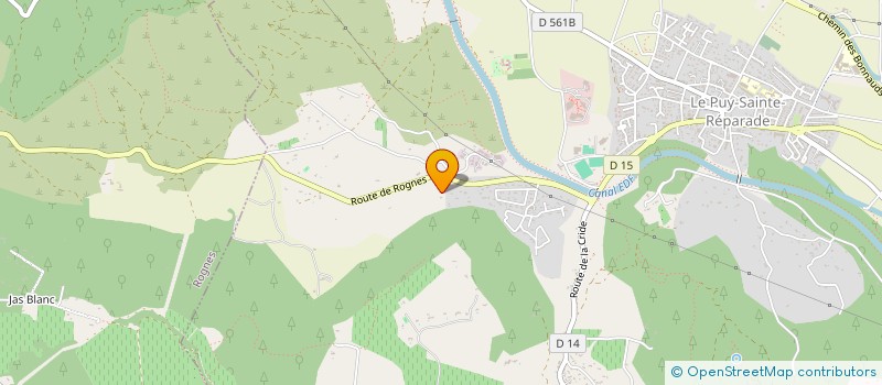 localisation de l'entreprise 807 748 603   LE PUY-SAINTE-REPARADE