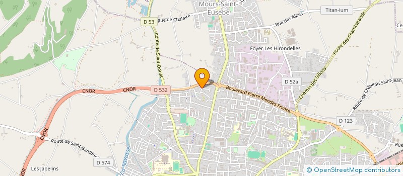 localisation de l'entreprise 807 761 846 à MOURS-SAINT-EUSEBE
