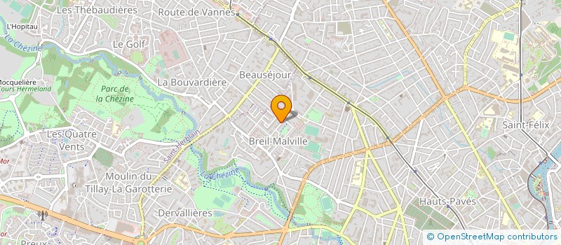 localisation de l'entreprise 807 762 240   LA CHAPELLE-SUR-ERDRE