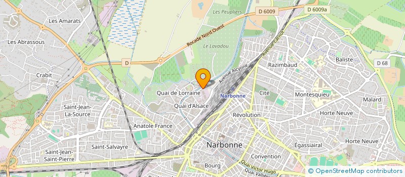 localisation de l'entreprise 807 767 710   NARBONNE