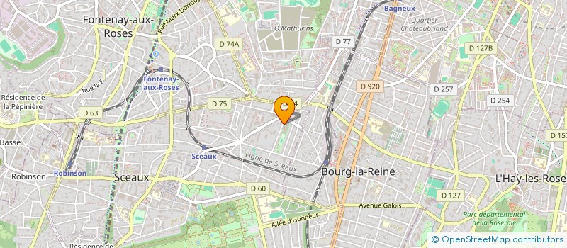 localisation de l'entreprise 807 823 273  à SCEAUX