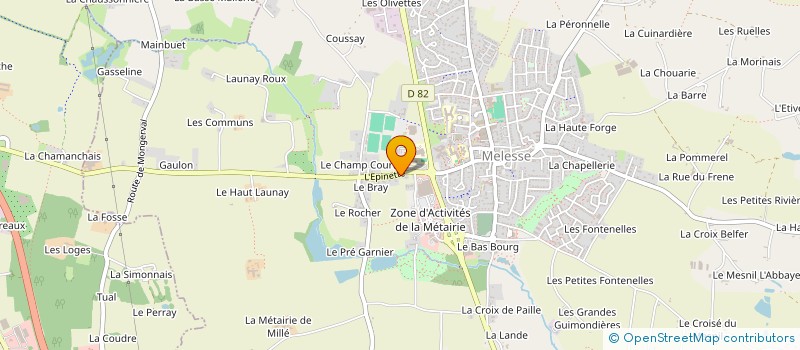 localisation de l'entreprise 807 824 743   MELESSE