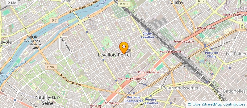 localisation de l'entreprise 807 827 241 à LEVALLOIS-PERRET