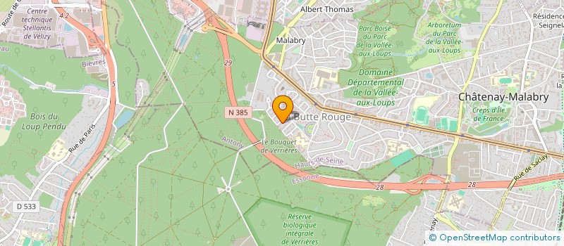 localisation de l'entreprise 807 827 654 à MASSY