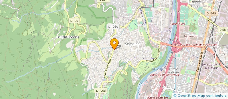 localisation de l'entreprise 807 834 676  à SEYSSINS
